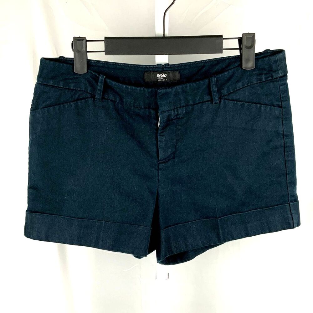 Mossimo Navy Stretch Chino Shorts Size 8